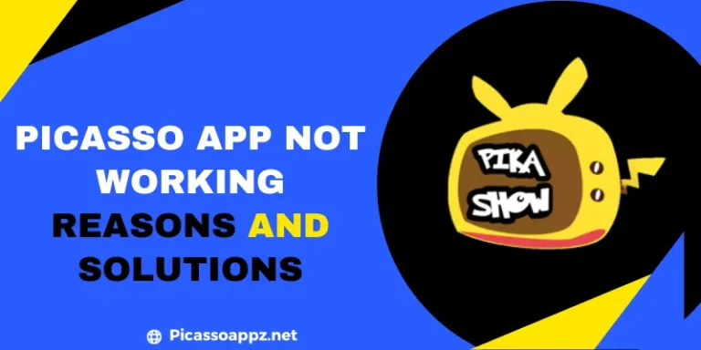 Picasso App Not Working | Top 5 Reason and How to Fix issues?